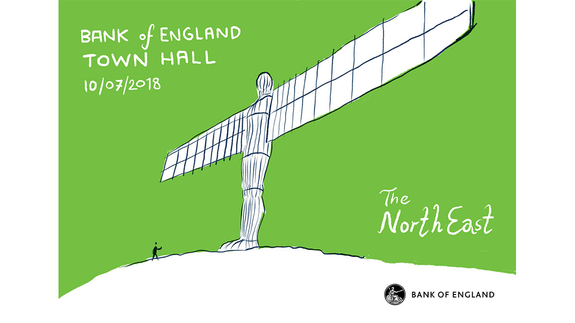 Bank of England town hall - The North East, July 2018