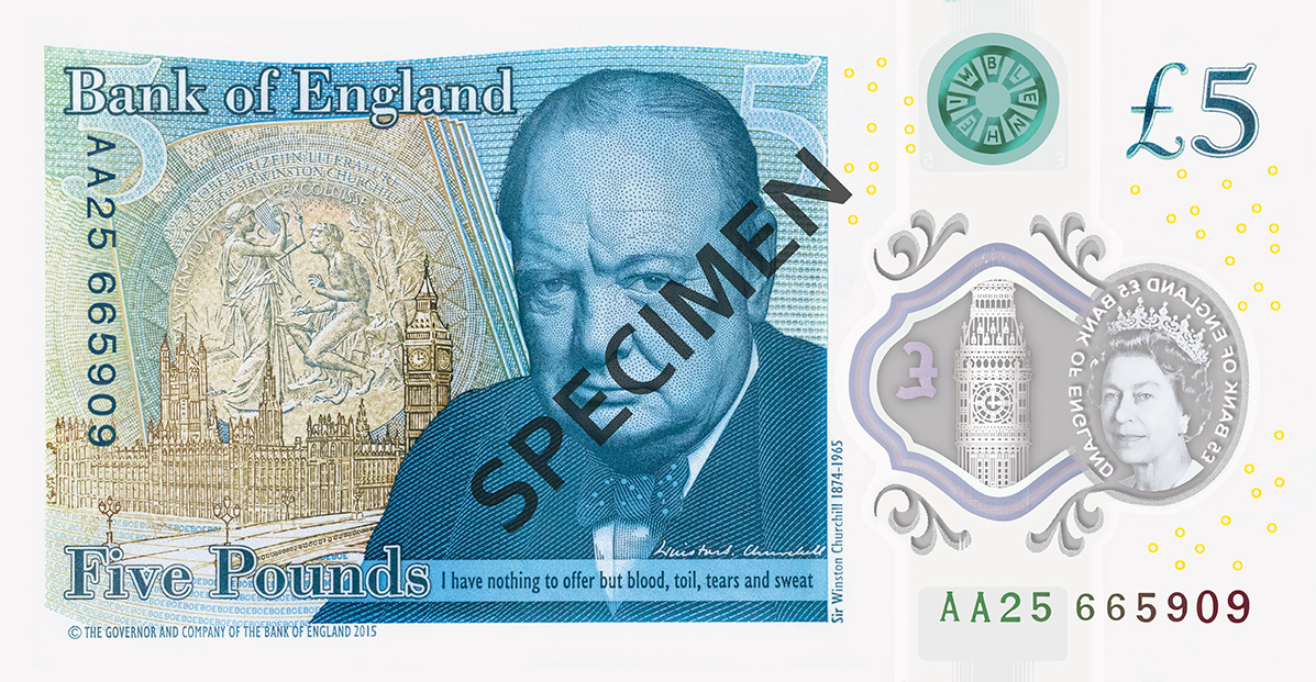5 note  Bank of England