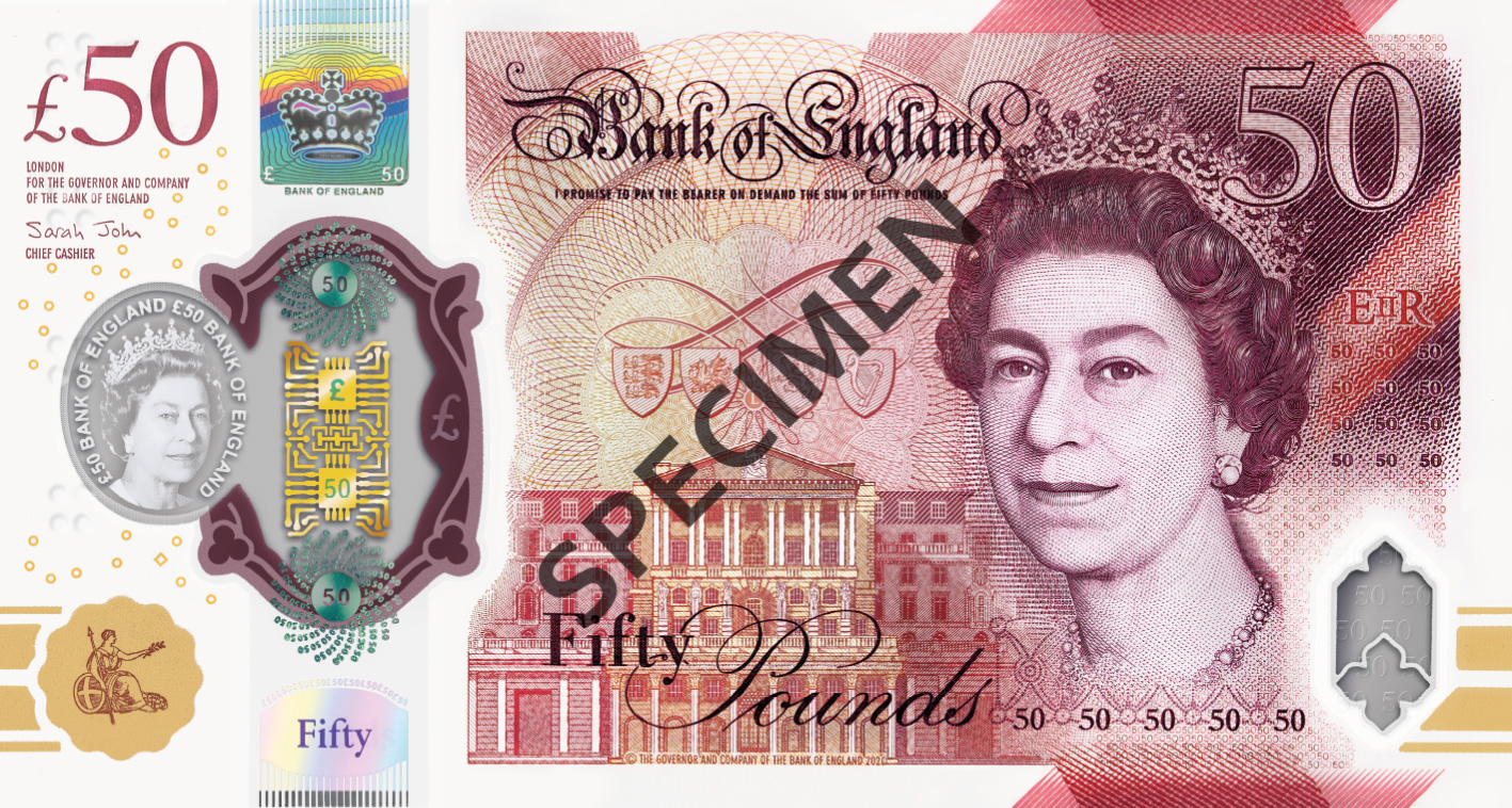 current banknotes bank of england