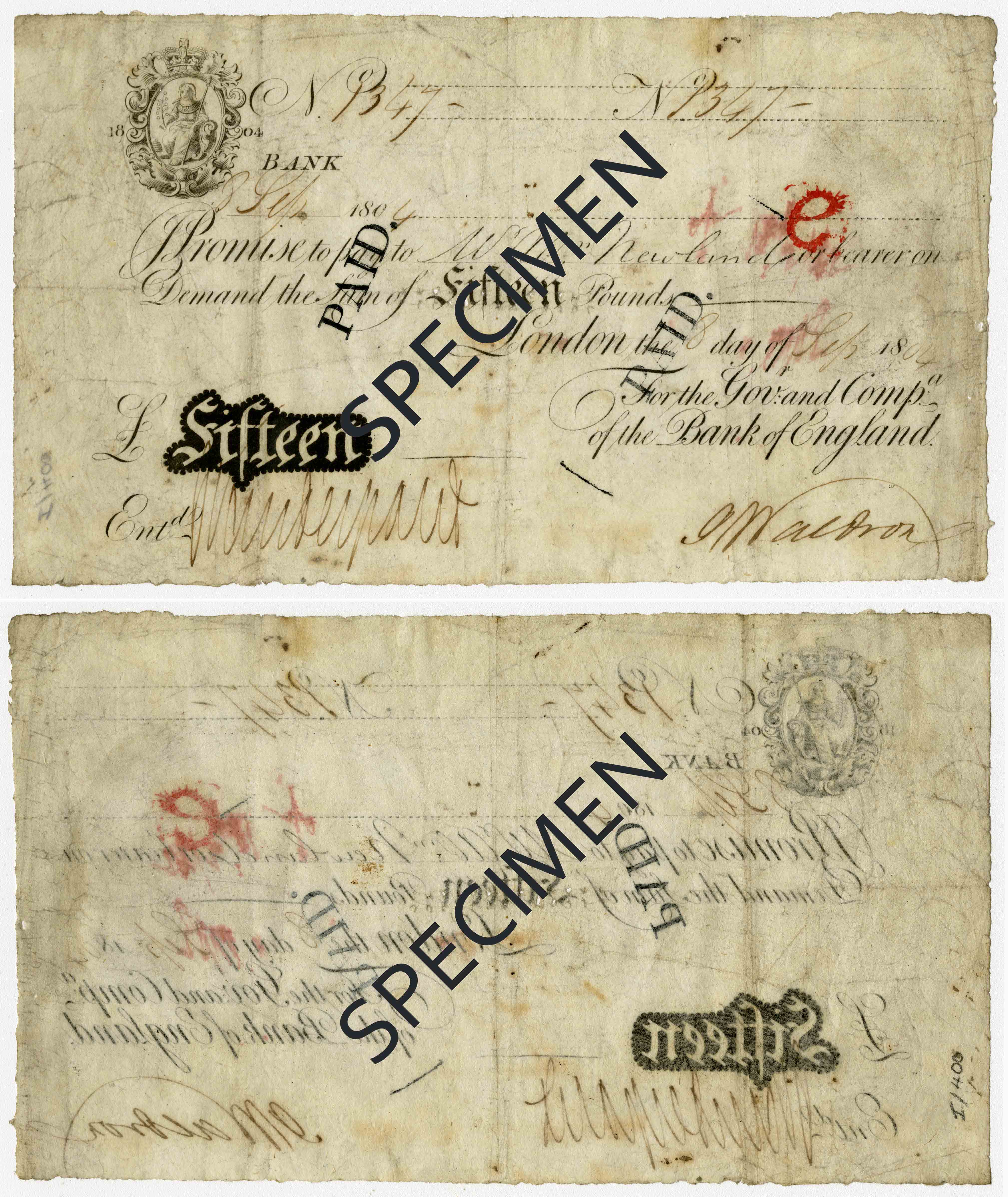 Withdrawn banknotes | Bank of England