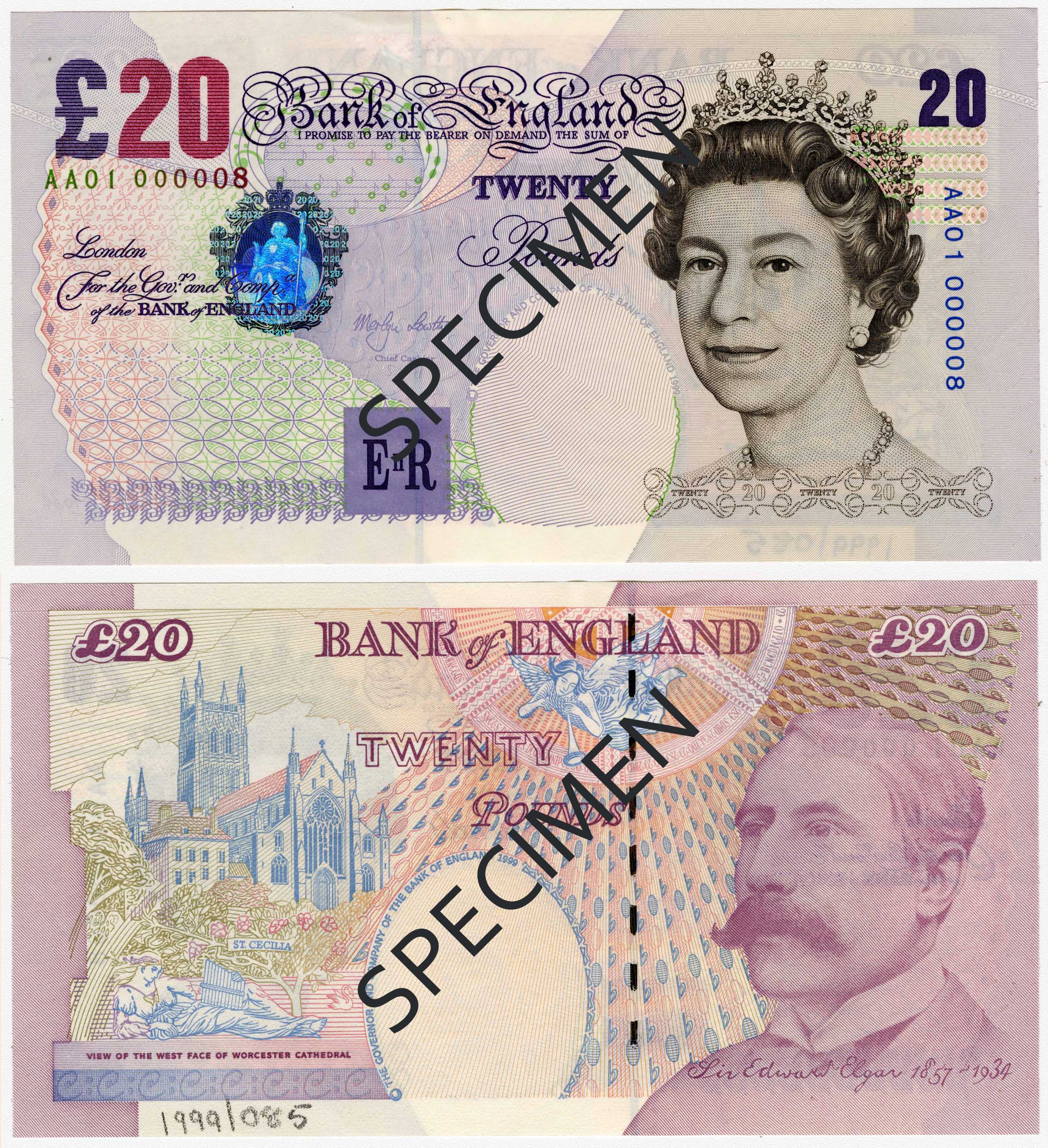Image result for 20 pounds notes