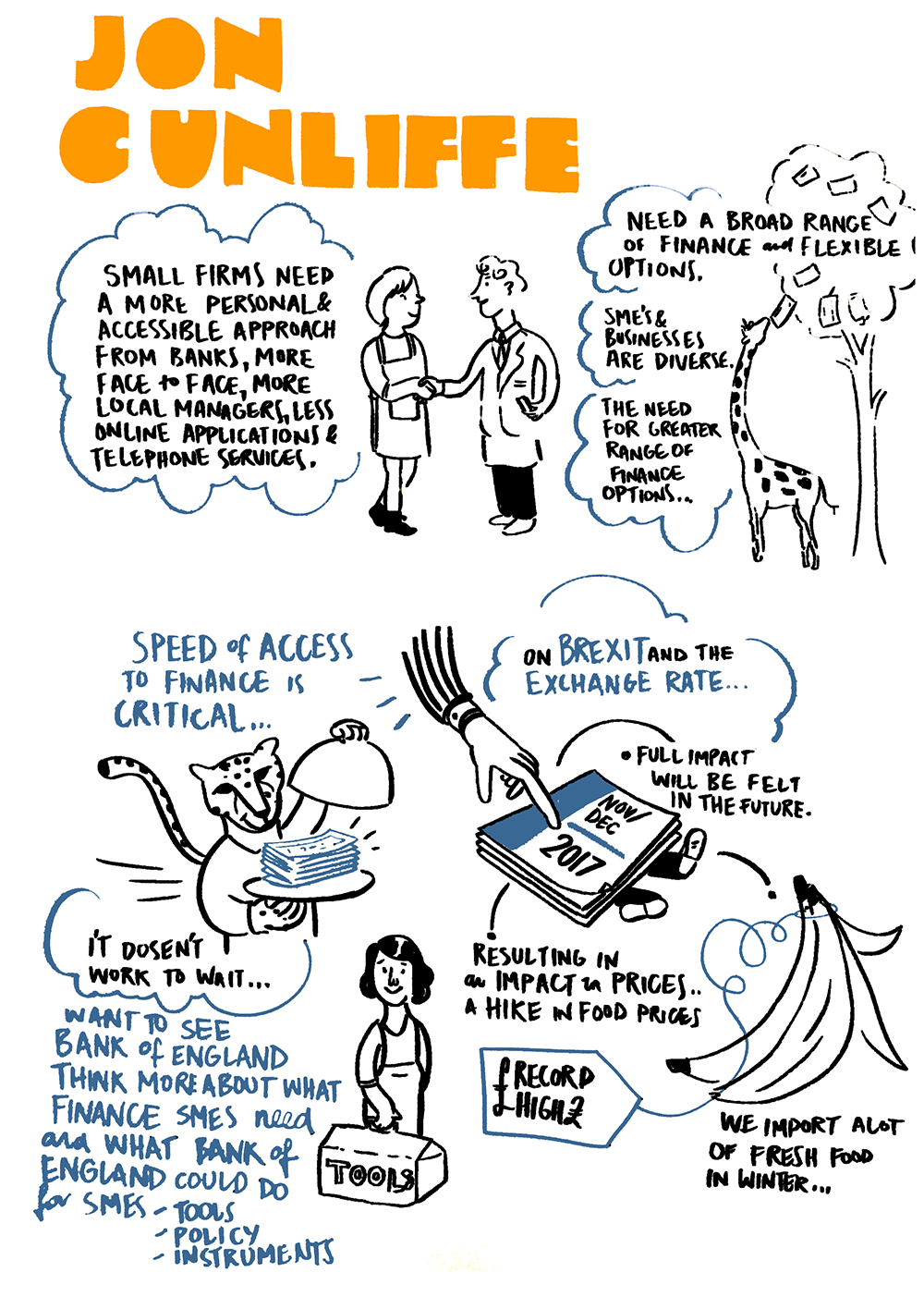 Visual artistic scribe of Future Forum 2016, Jon Cunliffe