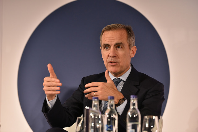 Mark Carney speaking at Future Forum 2017