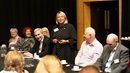 Discussion panel at the Community Forum, Corby