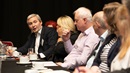 Alex Brazier in discussion at the Community Forum, Corby