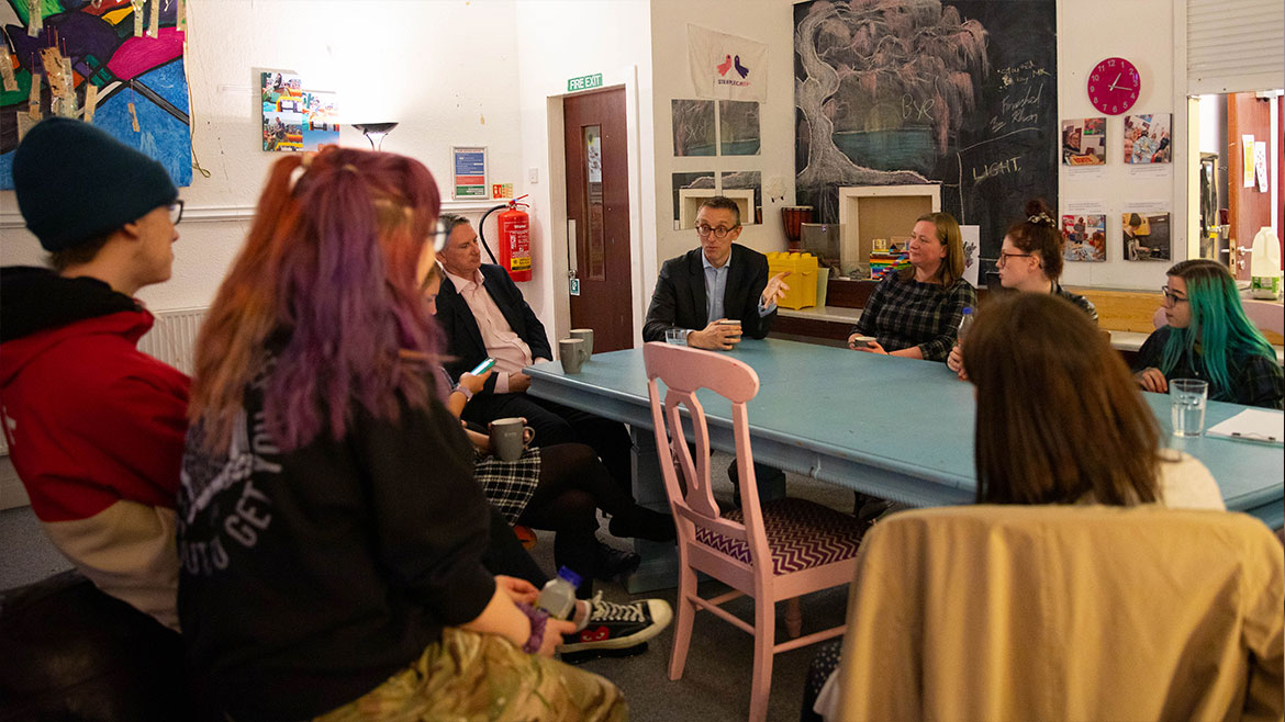 Deputy Governor Sam Woods in a series of community engagement events in Glasgow and Dundee