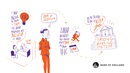 If you believe in your idea the bank manager will believe as well, artistic visual scribe