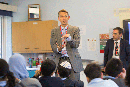 Andy Haldane giving a presentation