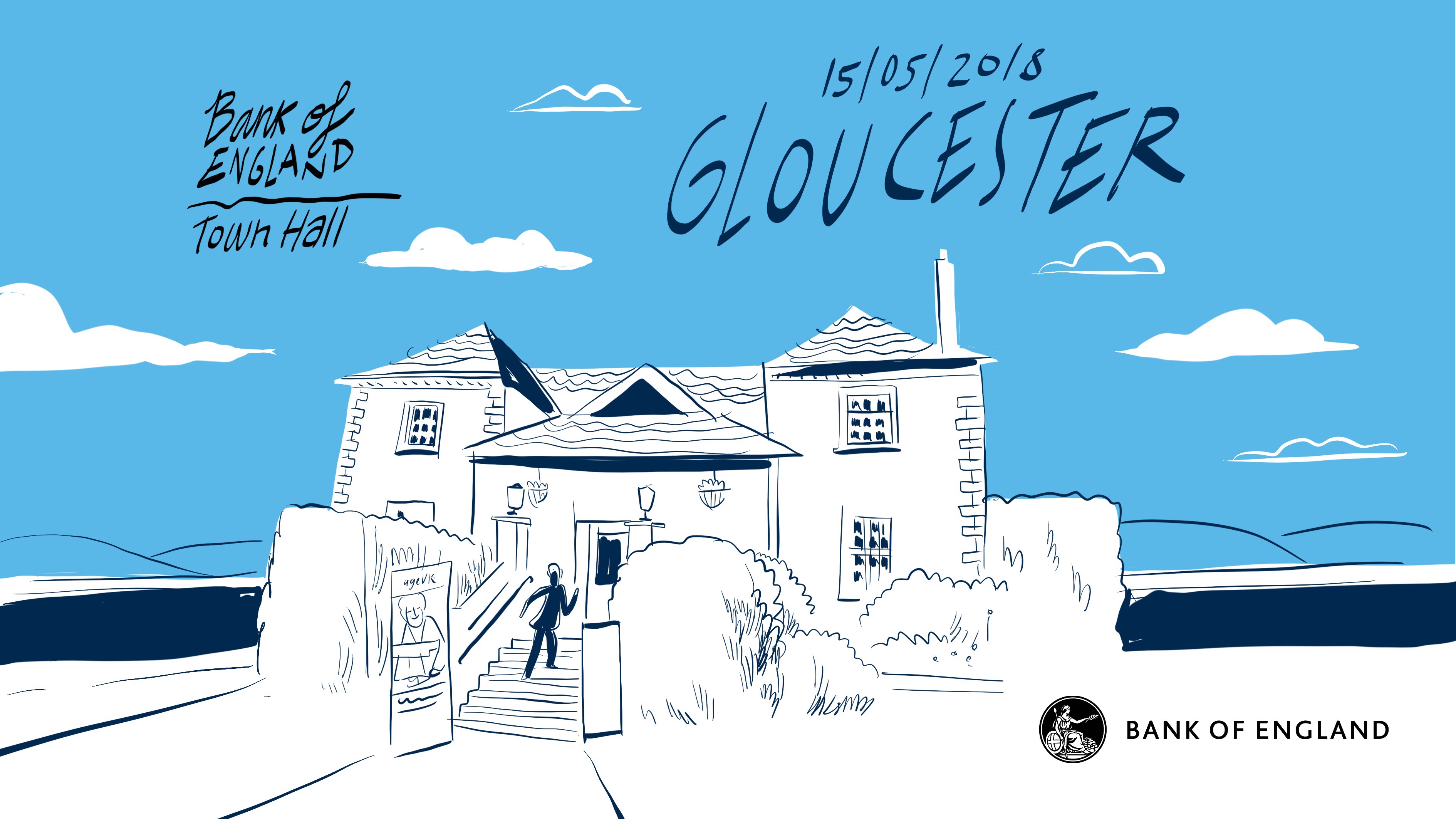 Artistic scribe - Gloucester Townhall