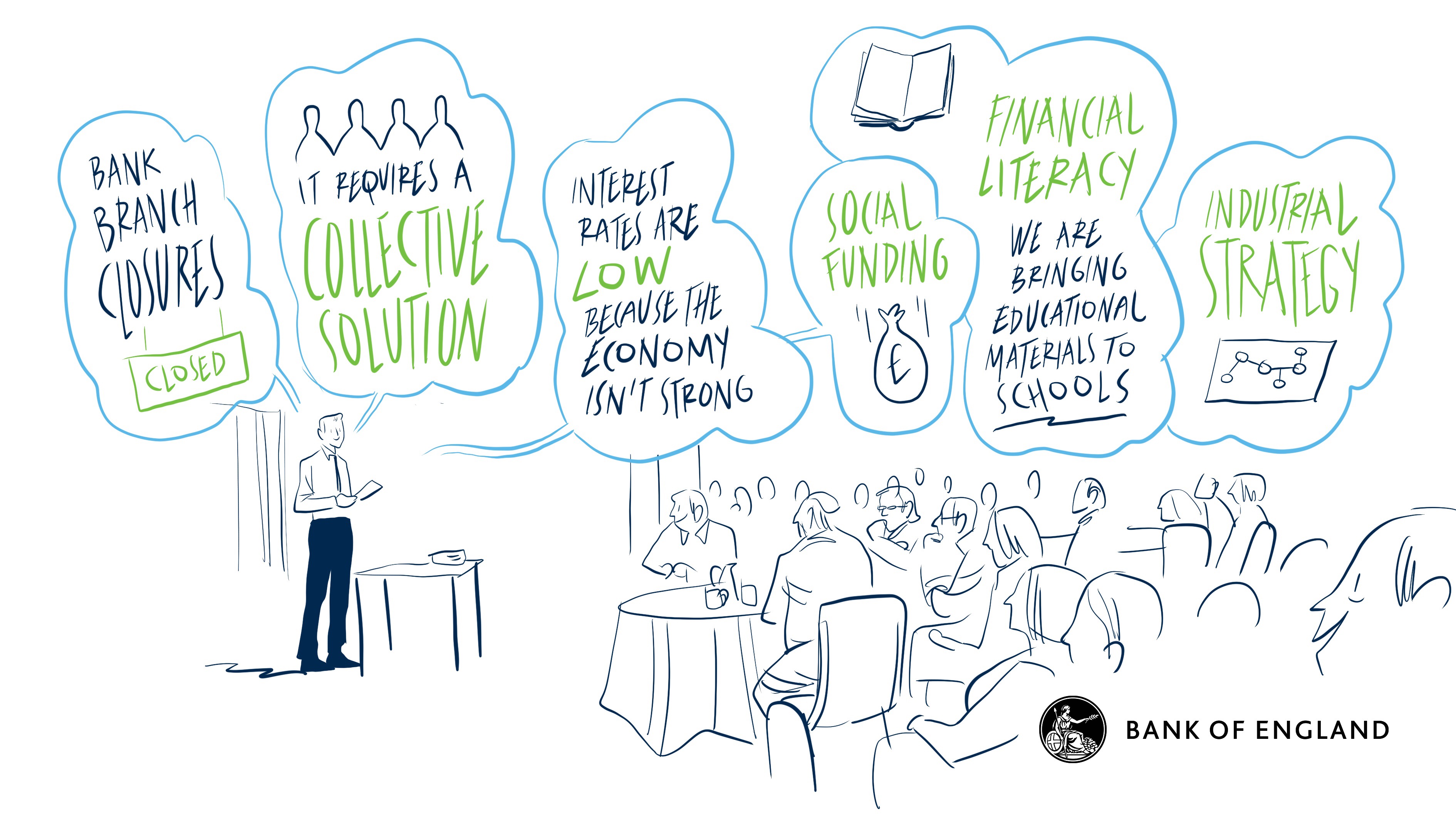 Artistic scribe - Gloucester Townhall