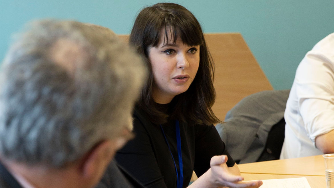 People in a meeting