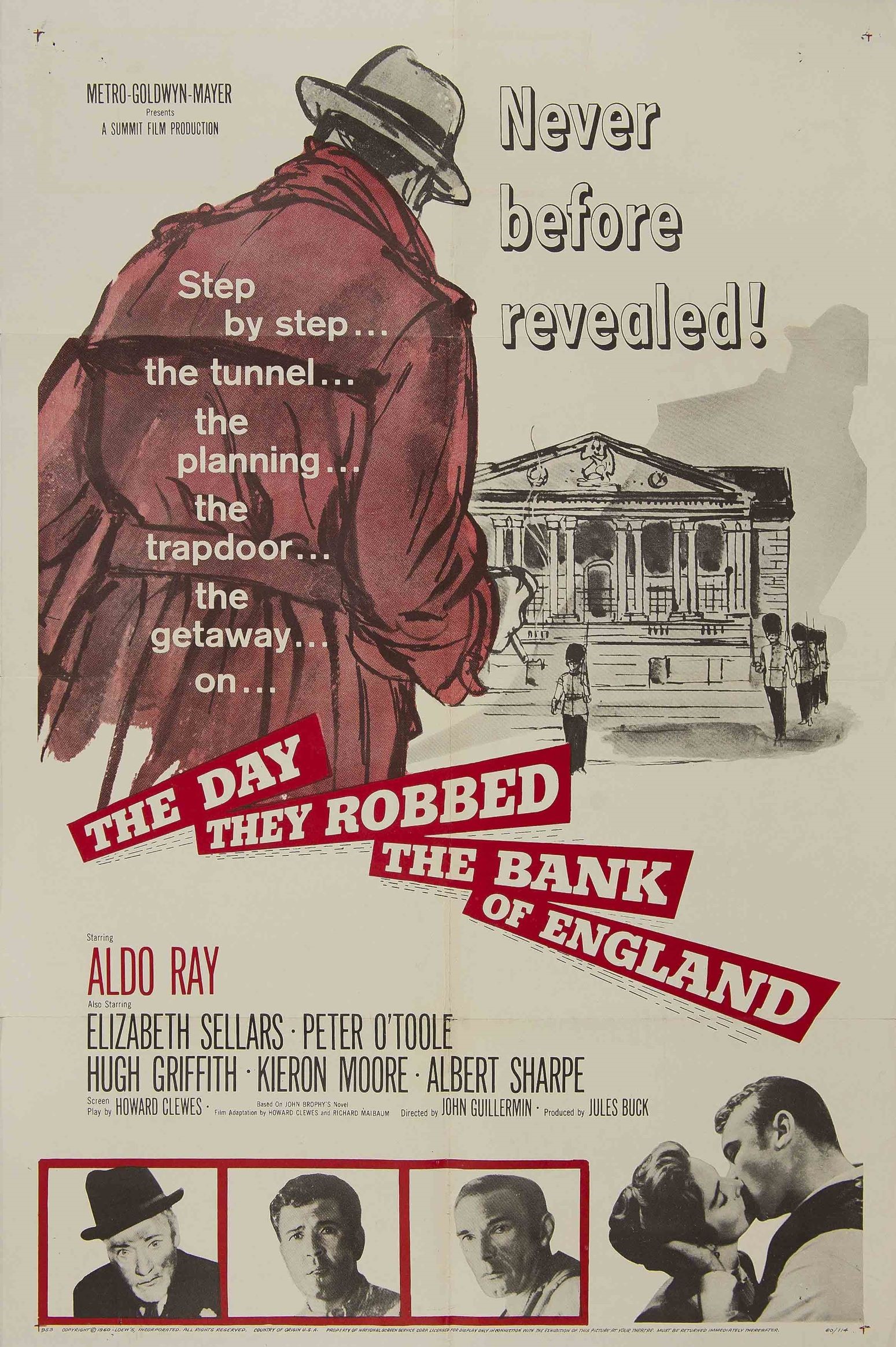 Bank in movies film poster for The Day They Robbed the Bank of England