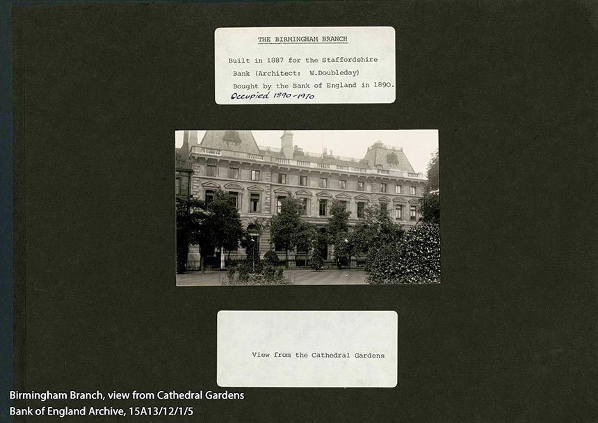 Birmingham branch, Cathedral Garden