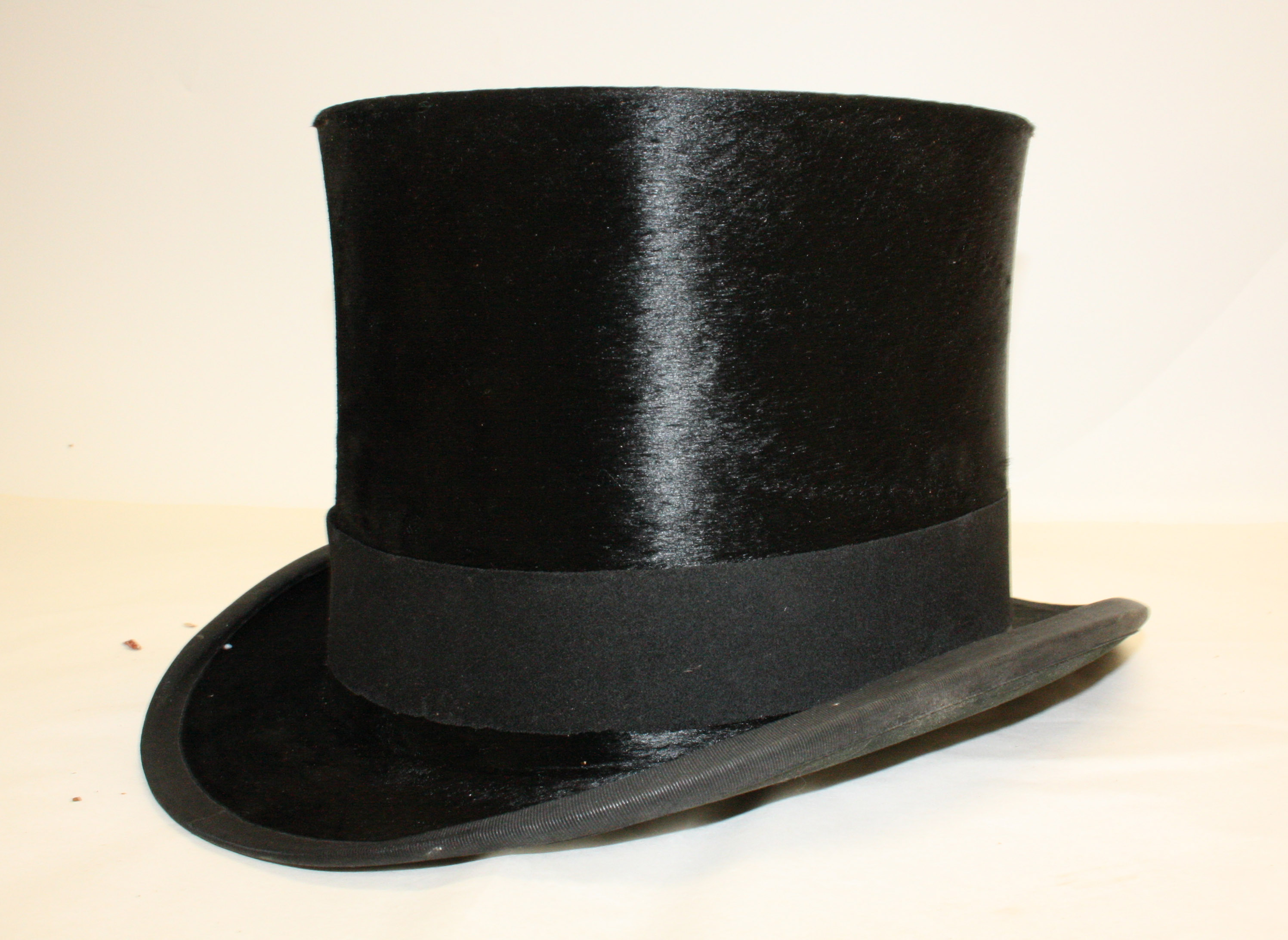 Edwardian top hat with potential chemicals