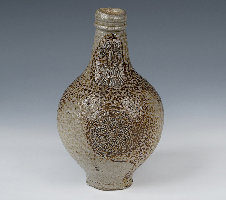 Stoneware 'greybeard' bottle