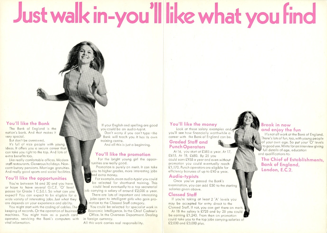 Leading ladies recruitment brochure