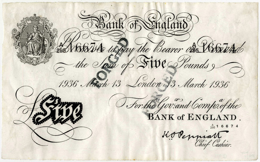 Operation Bernhard Bank Of England Operation Bernhard Bank Of England