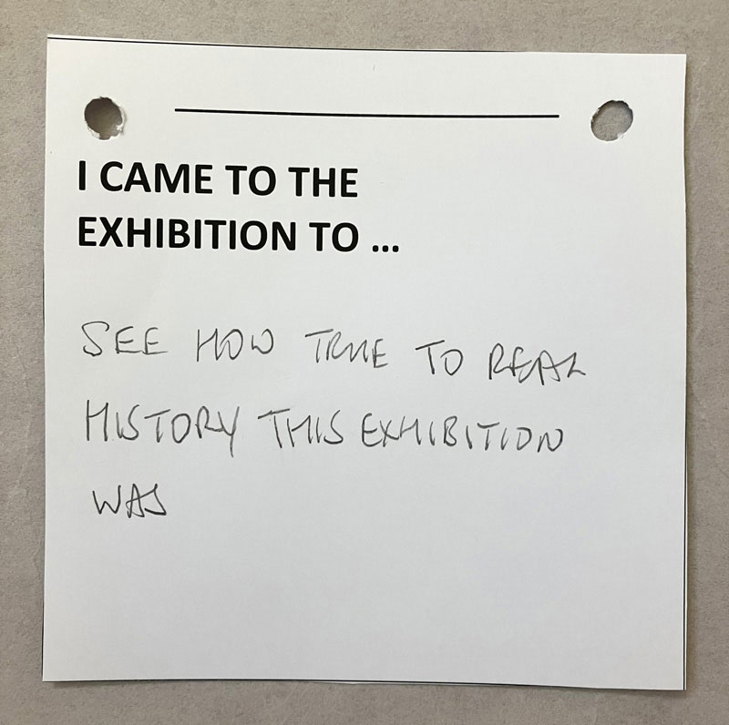 I came to the exhibition to... (1)