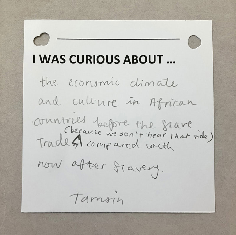 I was curious about... (2)