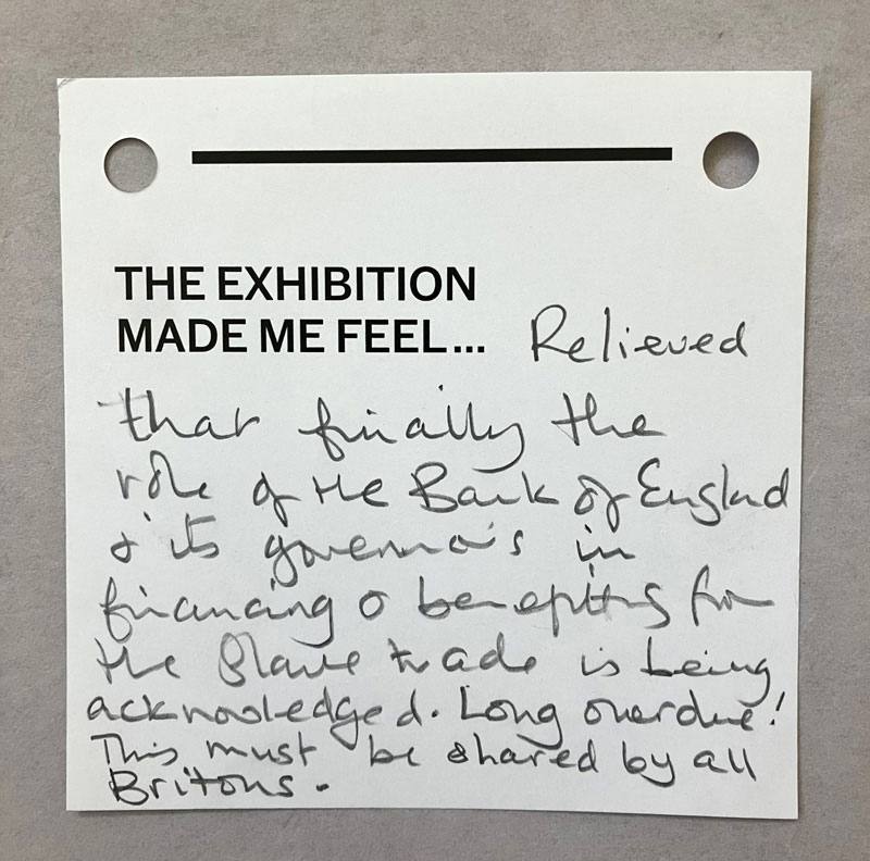 The exhibition made me feel... (2)