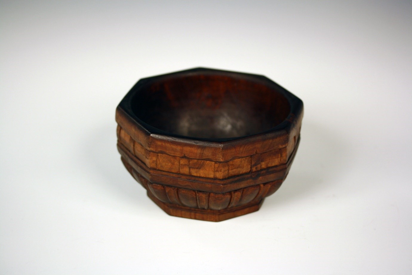 Wooden bowl made from the lime tree in old Garden Court, about 1920-40 (Bank of England Museum: A237)