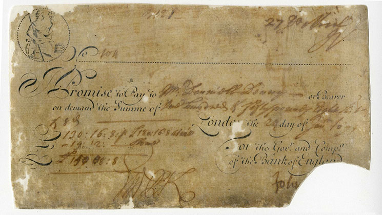 Early banknotes | Bank of England