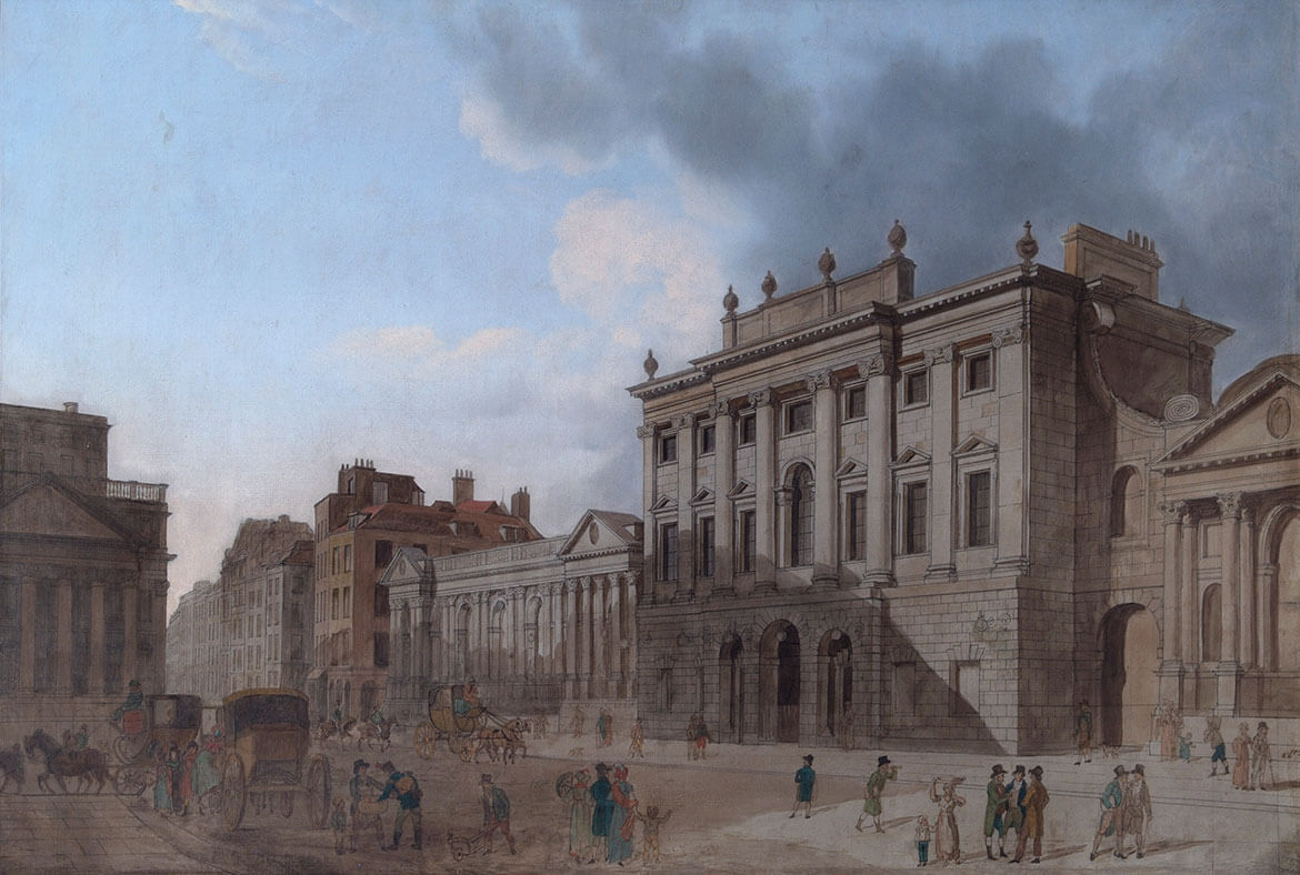 Thomas Homer Shepherd, The Old Bank of England, c.1800, 0803