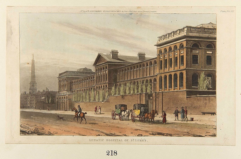 Unknown, The Lunatic Hospital of St Luke’s, 1815, 0218