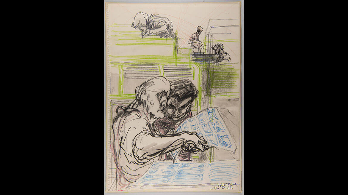 Feliks Topolski, Litho Section, 1957