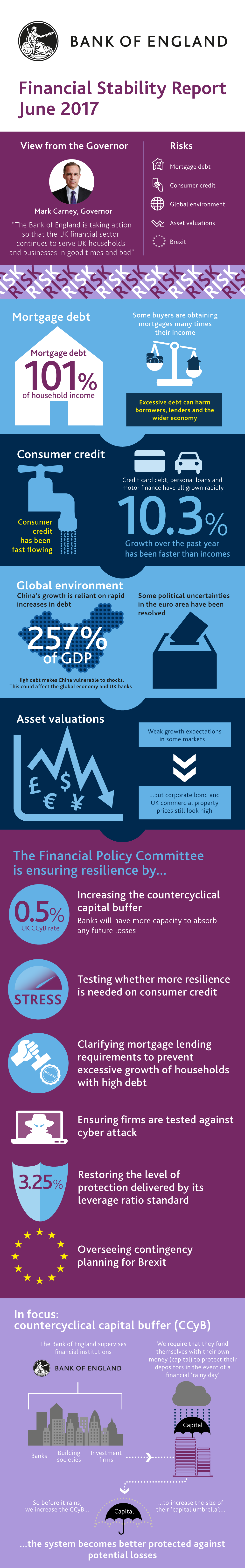 Visual summary of the Financial Stability Report - June 2017