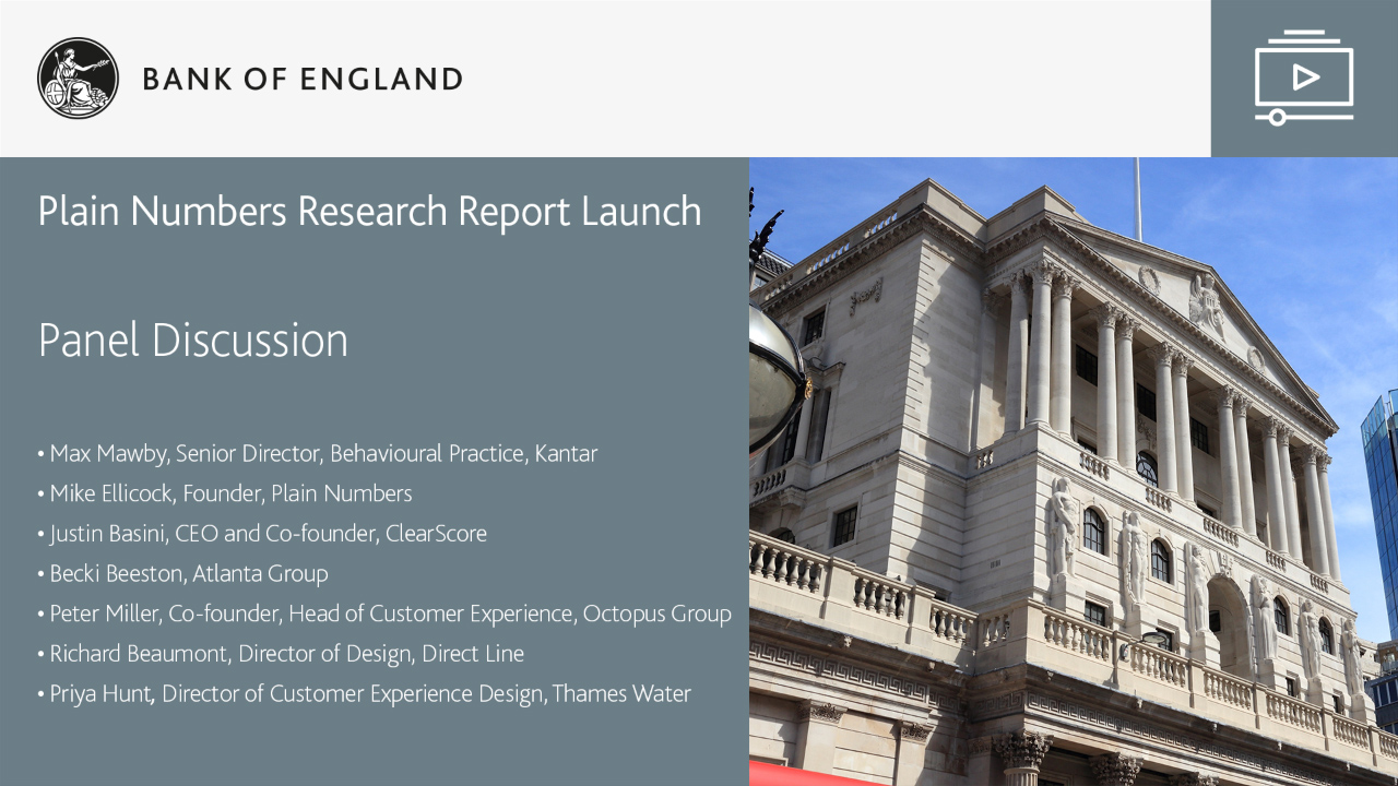 Plain numbers event - Panel Discussion